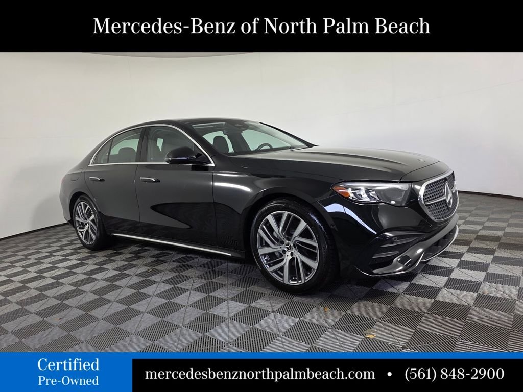 Certified Used 2025 Black Mercedes-Benz E 350 image 8