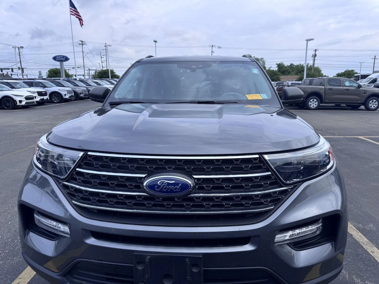 Used 2023 Carbonized Gray Ford XLT image 2