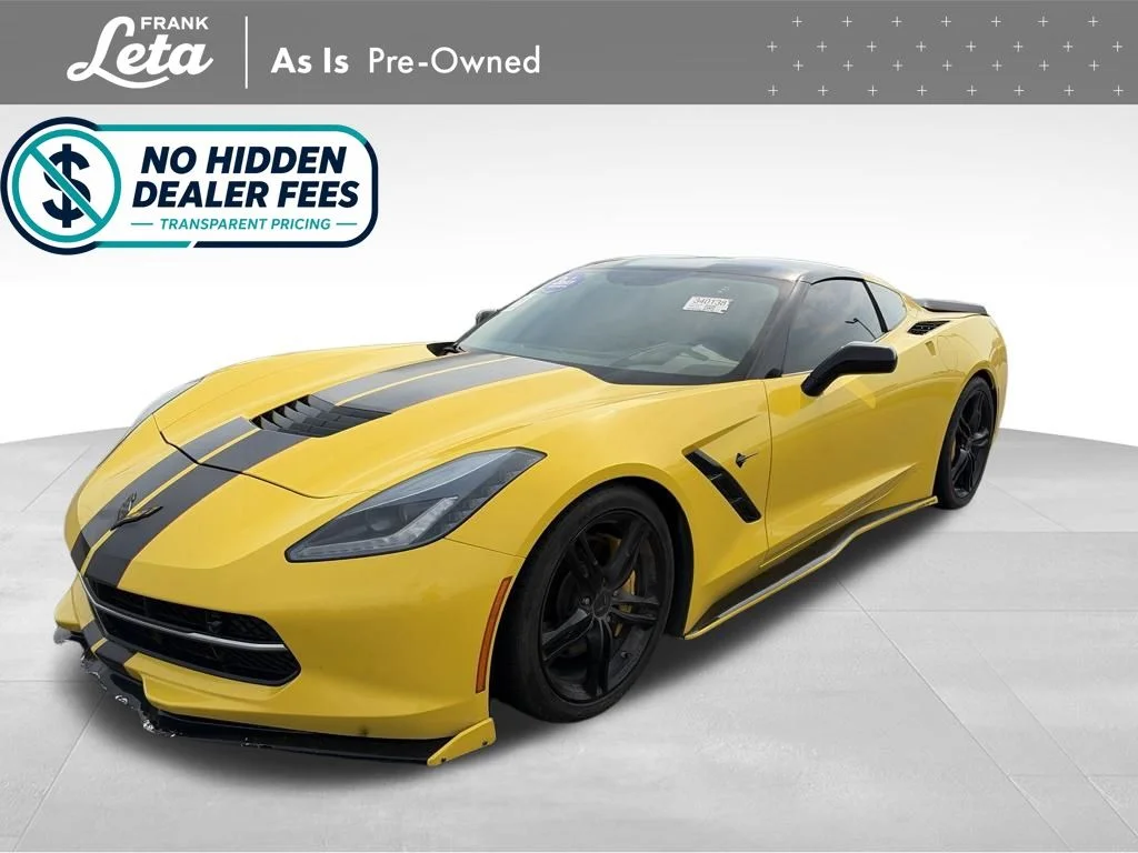 Used 2016 Yellow Chevrolet Stingray image 1