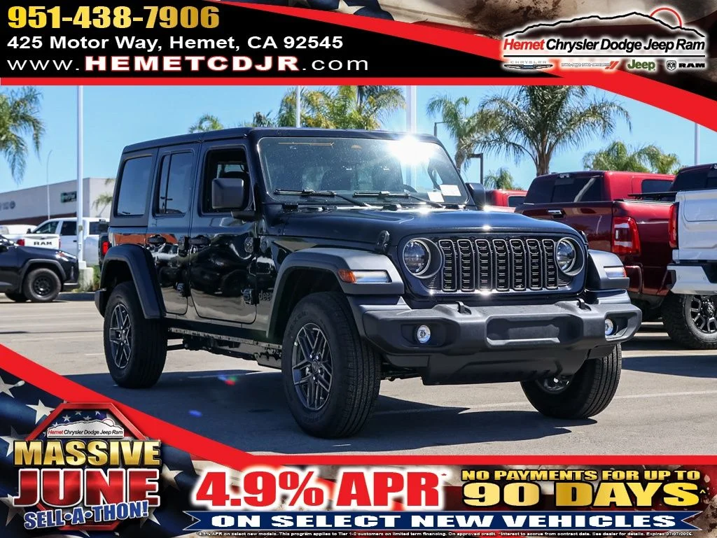 New 2026 Black Clear-Coat Exterior Paint Jeep Sport S image 1