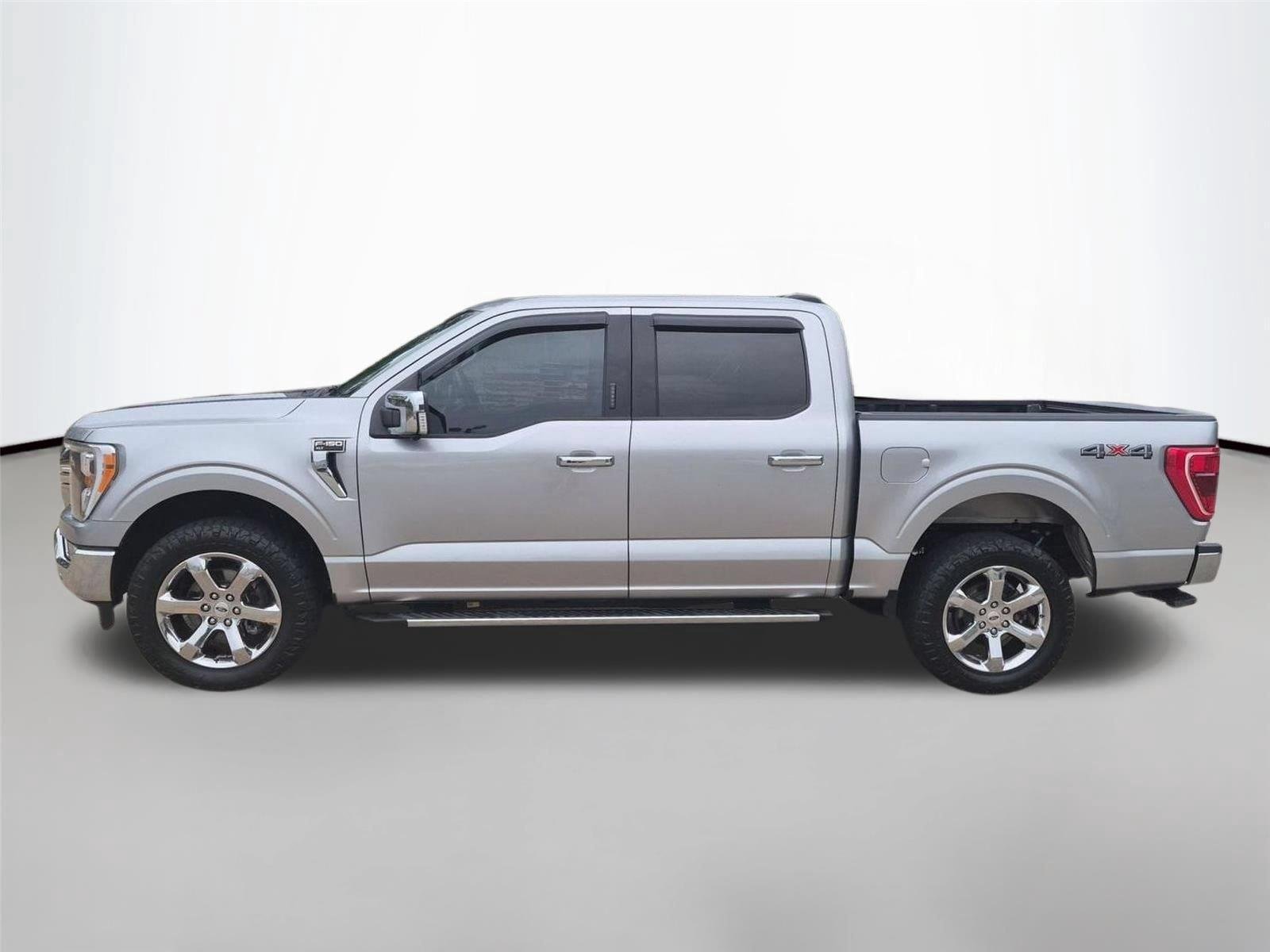 Used 2021 Iconic Silver Metallic Ford XLT image 2