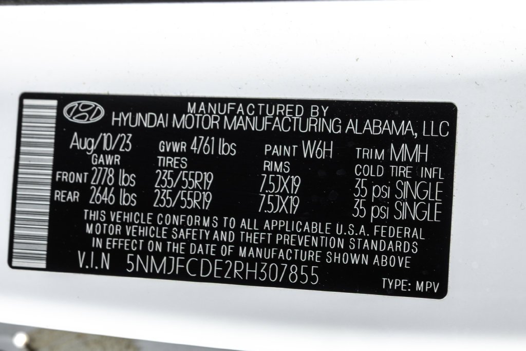 Certified Used 2024 White Hyundai SEL image 38