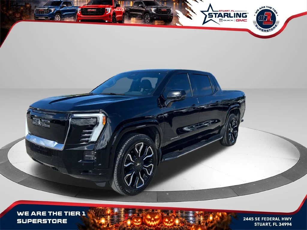 Used 2025 Onyx Black GMC Extended Range Denali image 1