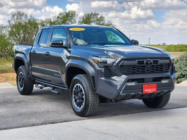 Used 2026 Black Toyota TRD Off Road 4x4 Double Cab 5 ft. box image 3