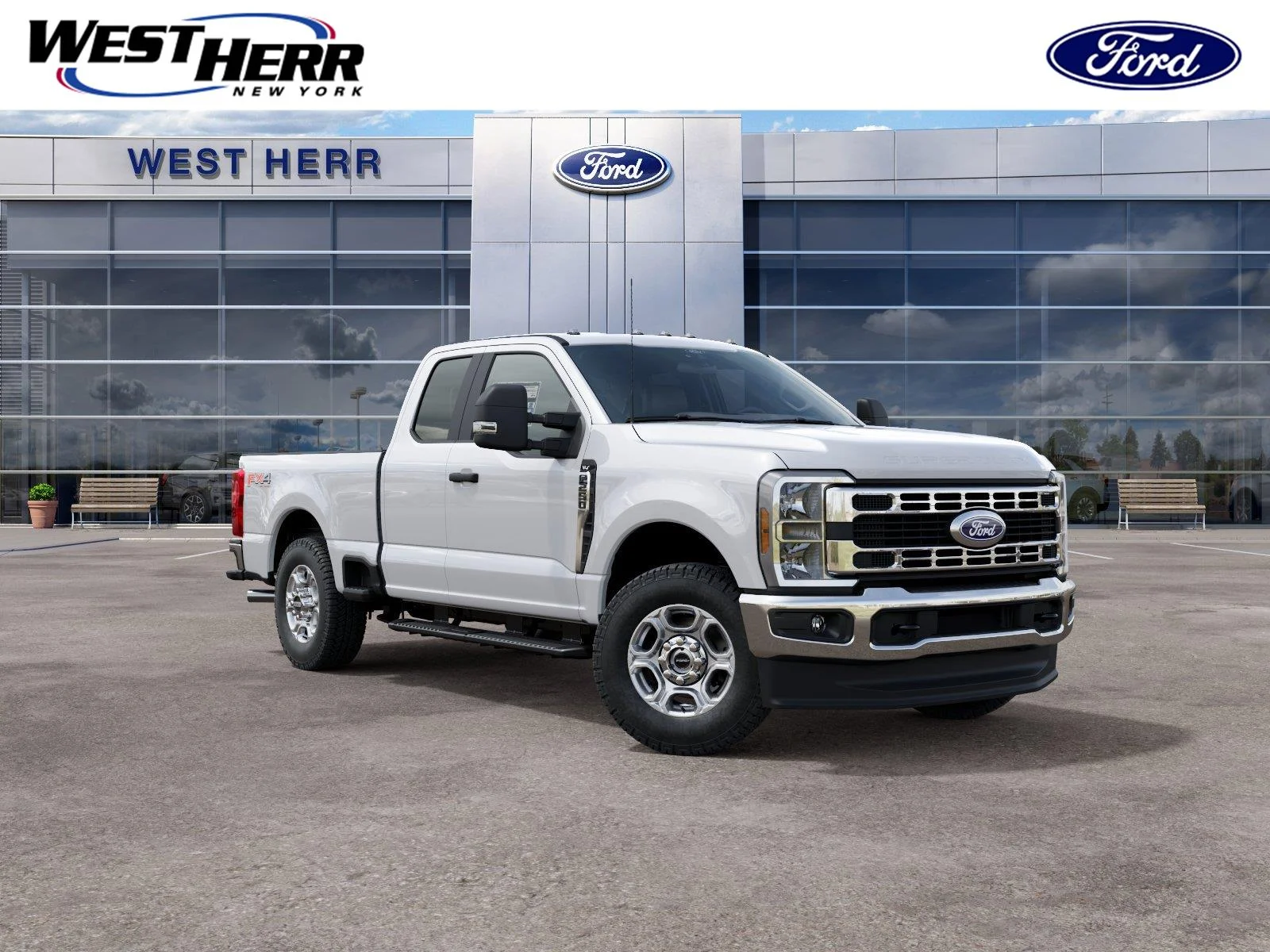 New 2027 Oxford White Ford F-250® XLT image 1
