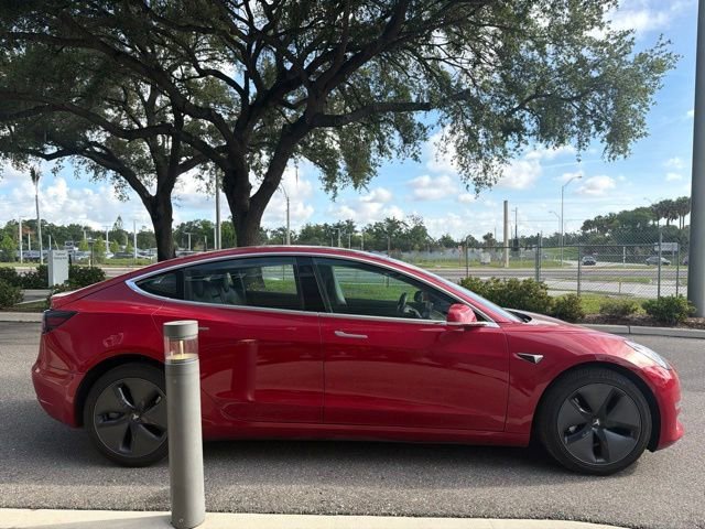 Used 2018 Red Multi-Coat Tesla Long Range Battery image 3