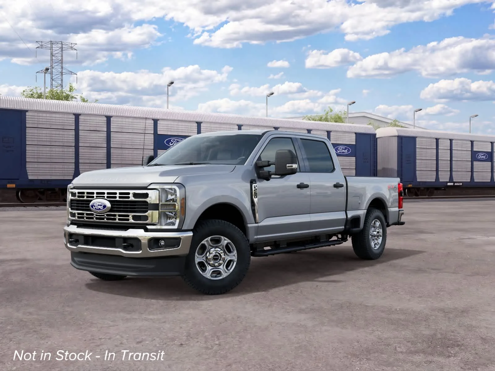 New 2027 Iconic Silver Metallic Ford F-250® XLT image 2