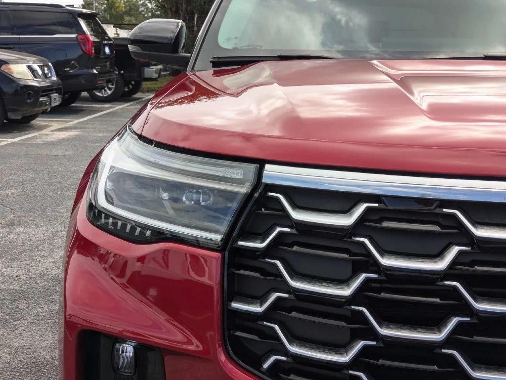 Certified Used 2025 Rapid Red Metallic Tinted Clearcoat Ford Platinum image 10