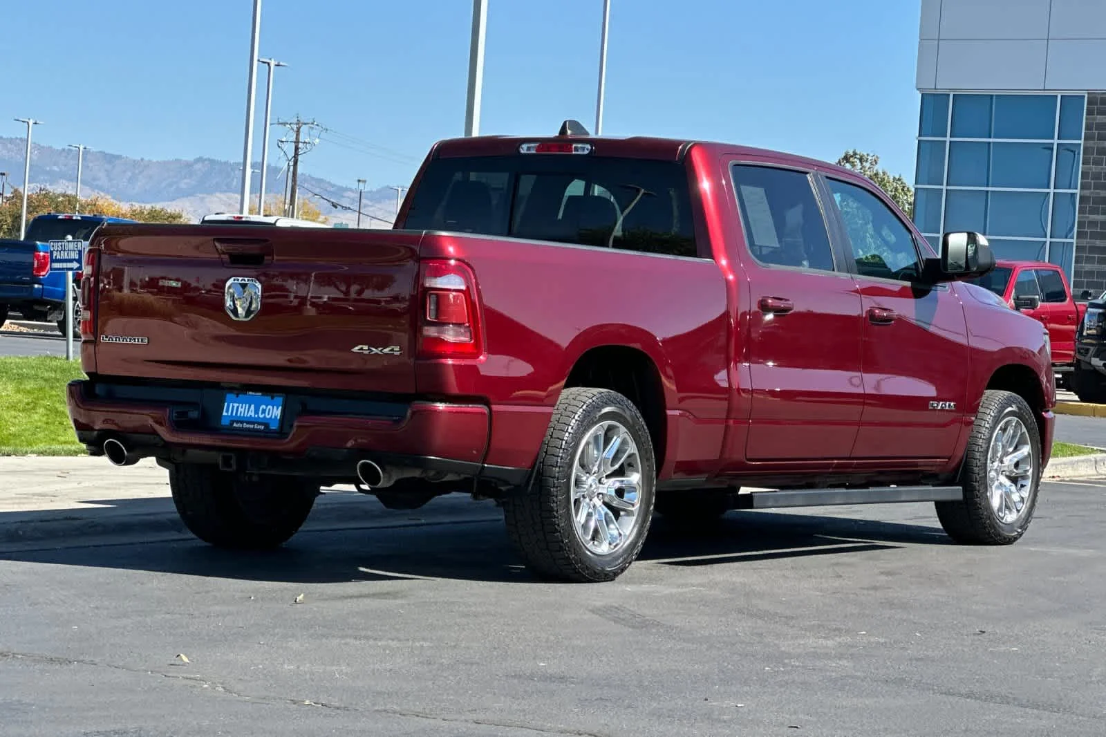 Certified Used 2024 Delmonico Red Pearlcoat Ram Laramie image 2