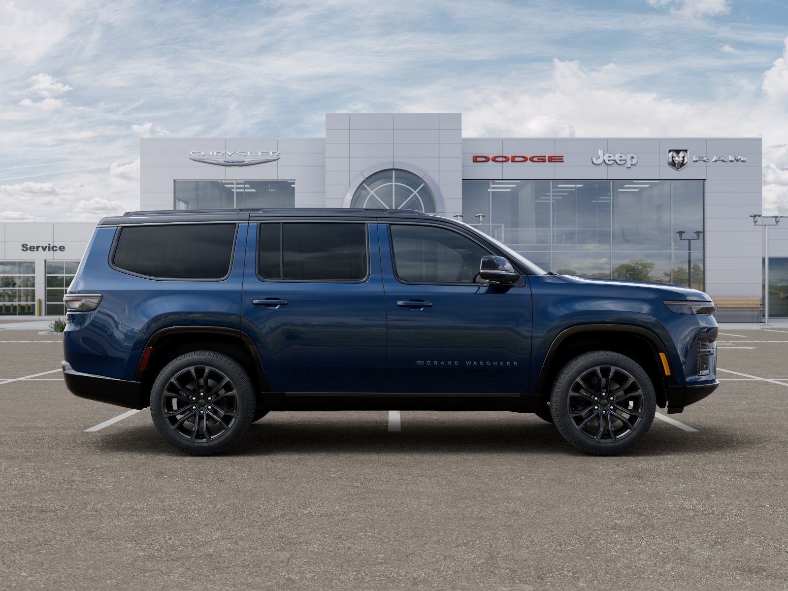 New 2026 Fathom Blue Pearlcoat Jeep Summit Obsidian image 45