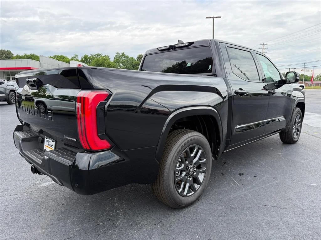New 2026 Midnight Black Metallic Toyota Tundra Platinum image 4