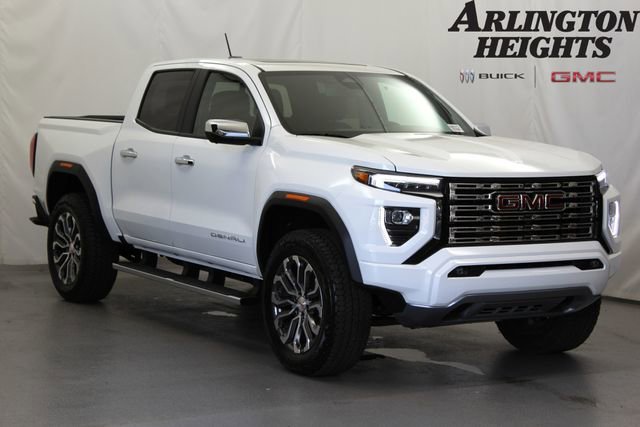 Summit White 2026 GMC Canyon Denali Crew Cab 4WD Pickup Truck Four-Wheel Drive 8-Speed Automatic