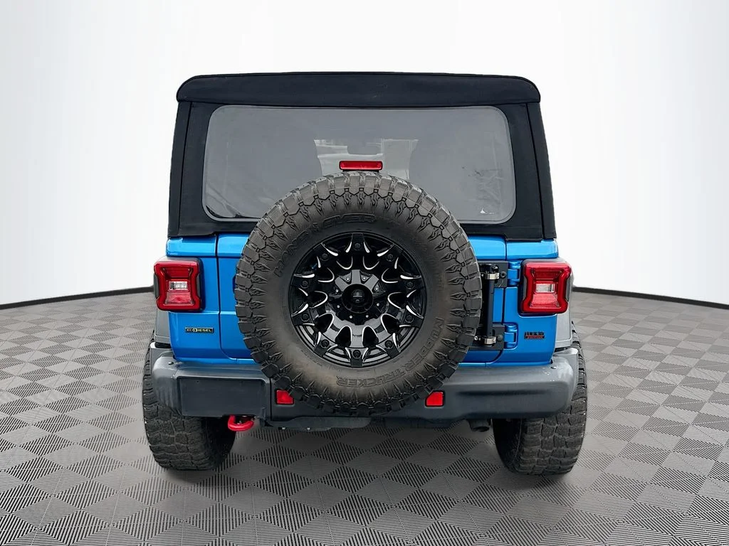 Used 2022 Blue Jeep Unlimited Rubicon image 7