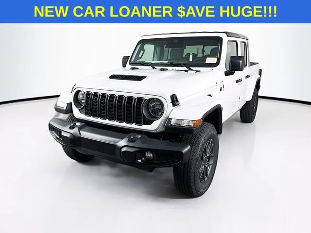 New 2026 Bright White Clear-Coat Exterior Paint Jeep Sport S image 3