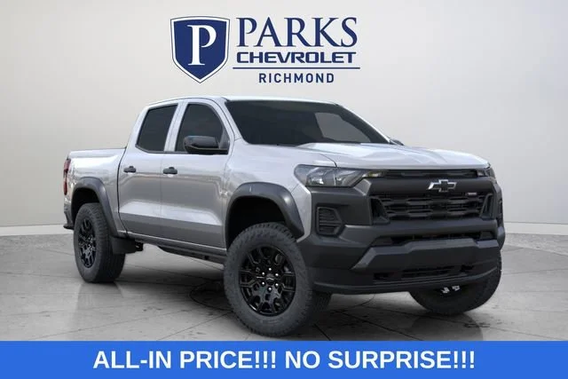 New 2026 Sterling Gray Metallic Chevrolet Trail Boss image 1