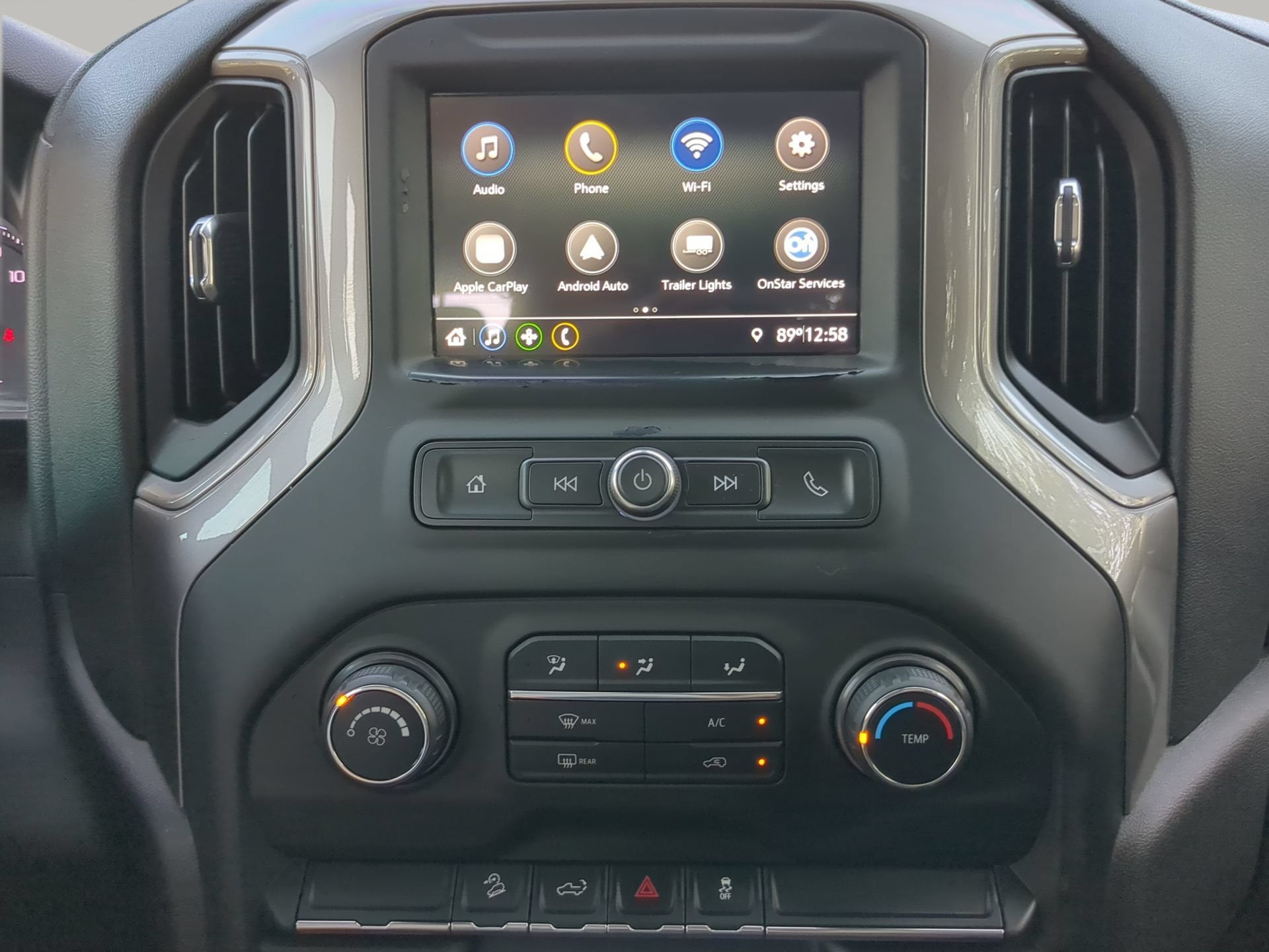 Certified Used 2019 Shadow Gray Metallic Chevrolet Custom Trail Boss Crew Cab Pickup image 57