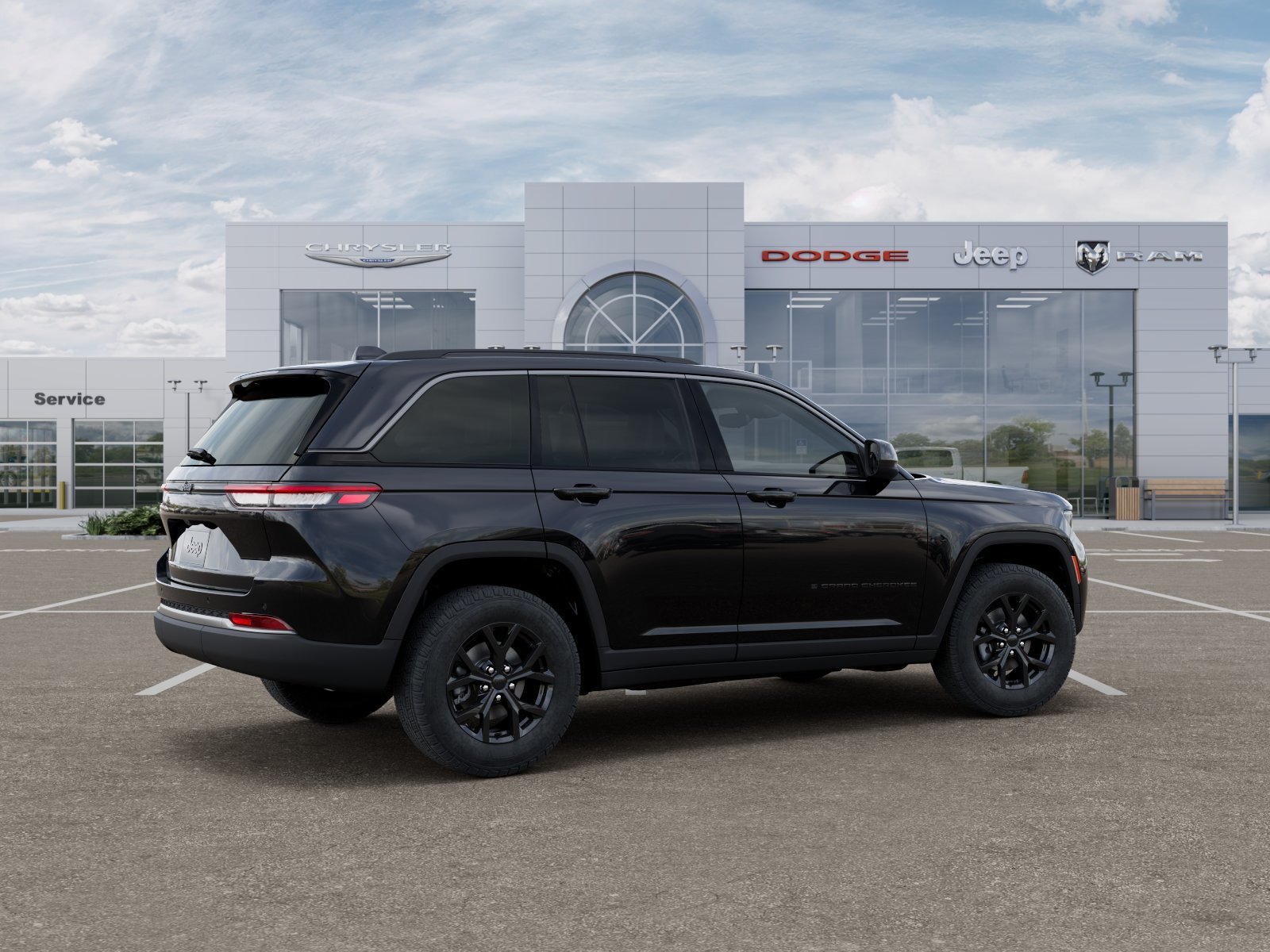 New 2026 Diamond Black Crystal Pearl-Coat Exterior Paint Jeep Altitude image 30