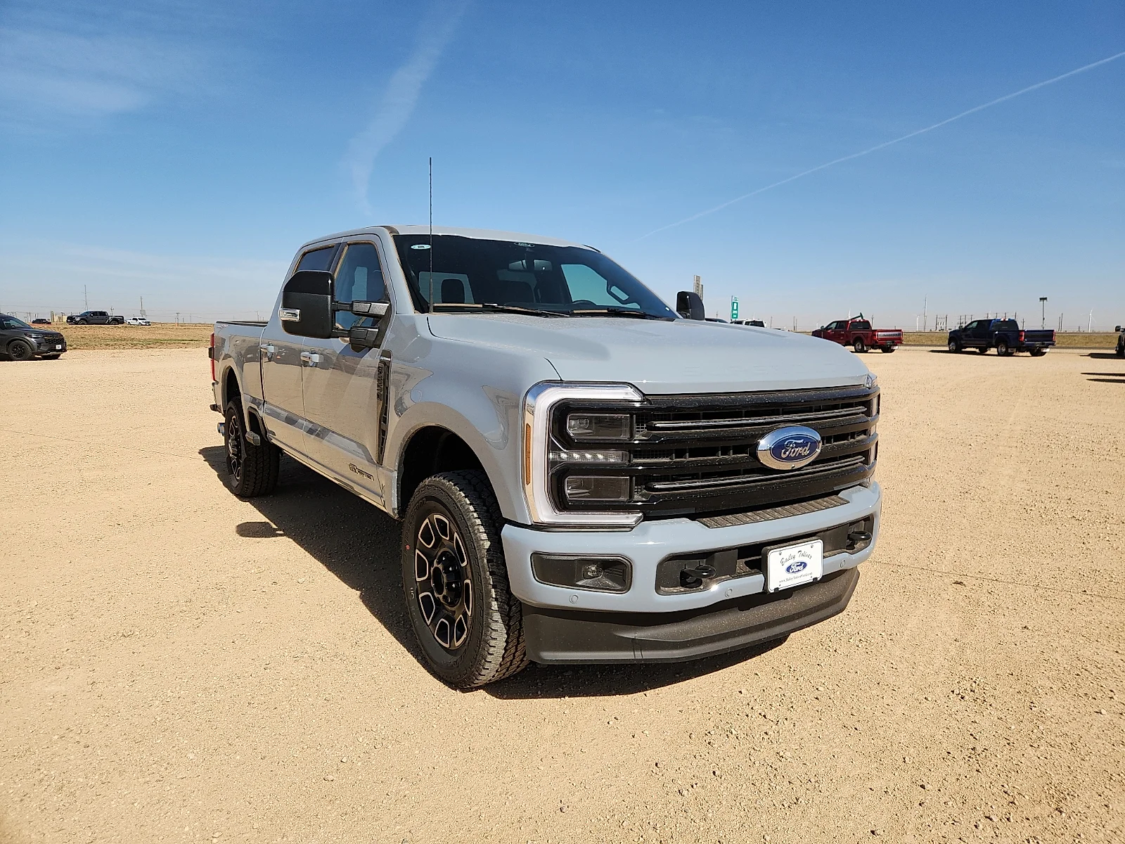 New 2026 Glacier Gray Metallic Tri-Coat Ford F-250® Platinum® image 1