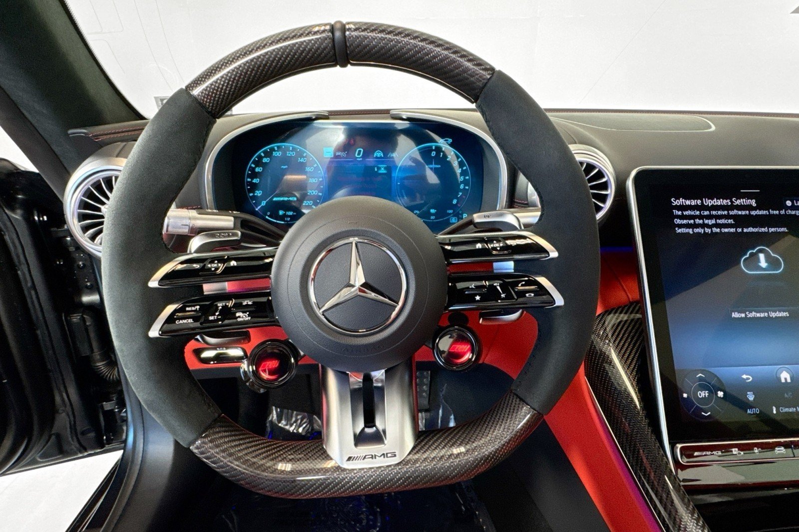 New 2026 MANUFAKTUR Night Black Magno Mercedes-Benz AMG® SL 63 S E Performance Roadster image 11