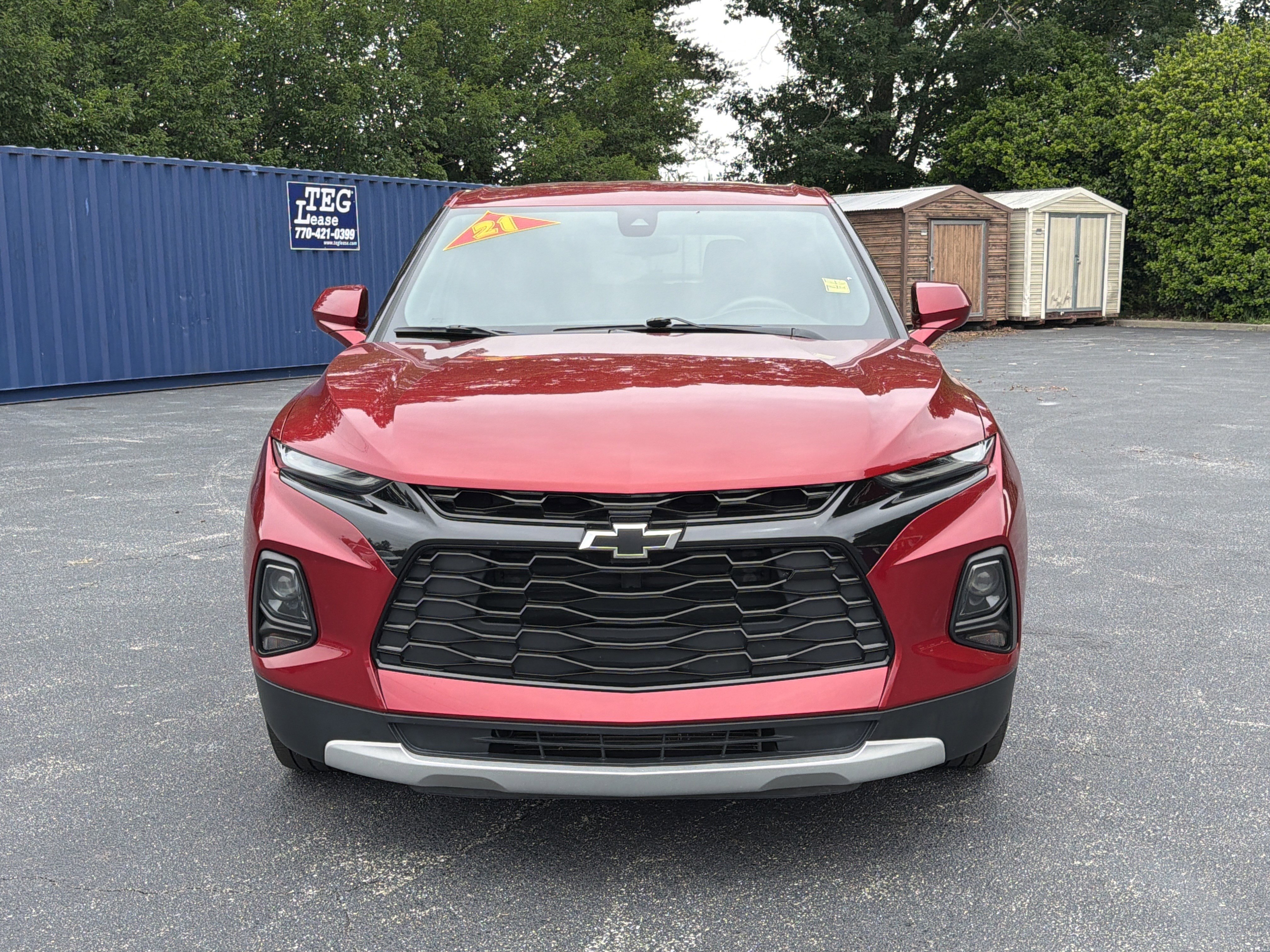 Used 2021 CHERRY RED TINTCOAT Chevrolet LT image 2