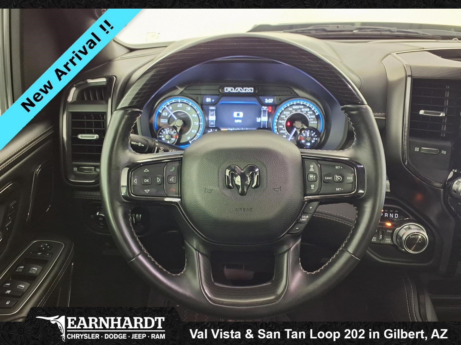 Used 2022 Bright White Clearcoat Ram Limited image 15