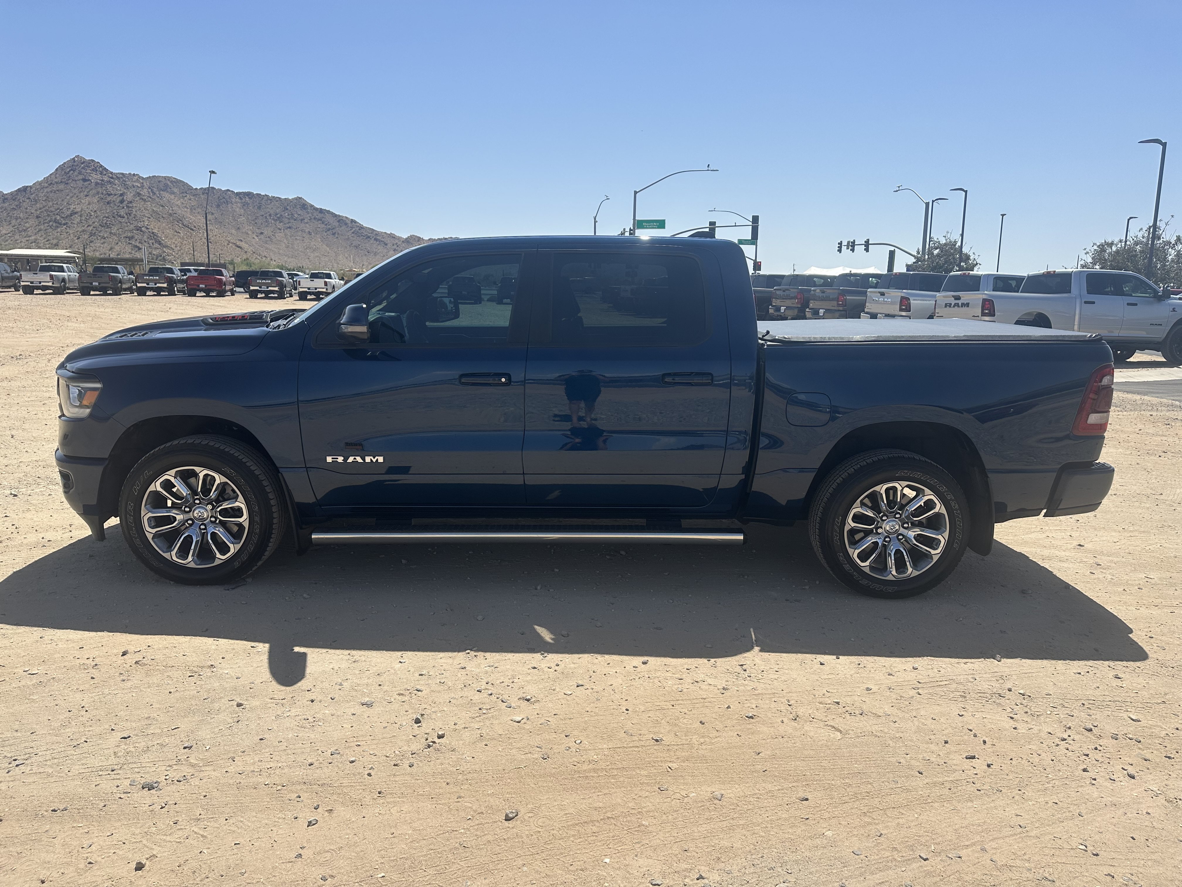 Used 2024 Patriot Blue Pearlcoat Ram Laramie image 2