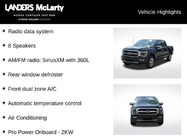 Used 2023 Black Ford Platinum image 6