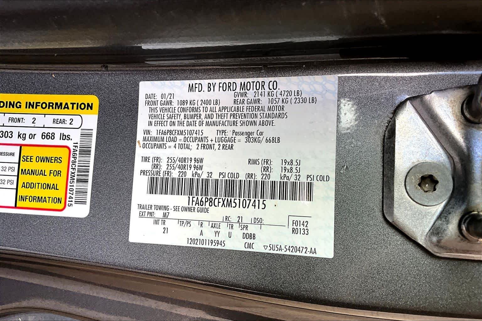 Used 2021 Carbonized Grey Ford GT image 29