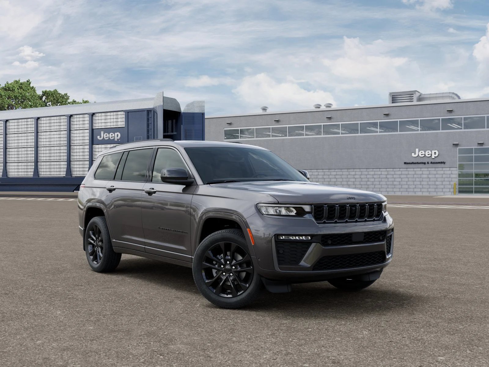 New 2026 Baltic Gray Metallic Clear-Coat Exterior Paint Jeep Limited Reserve image 6
