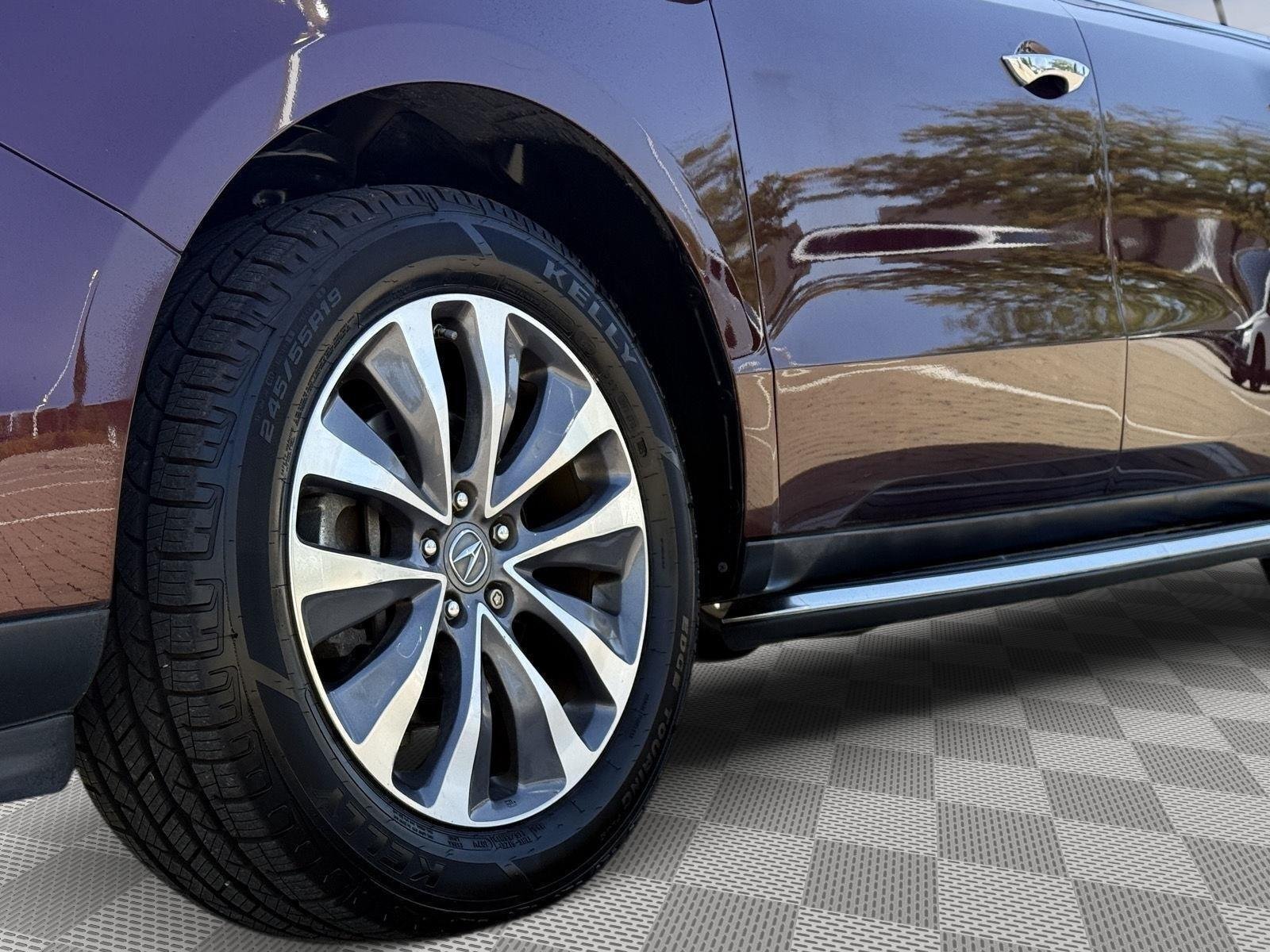 Used 2015 Dark Cherry Pearl Acura Tech/Entertainment Pkg image 8