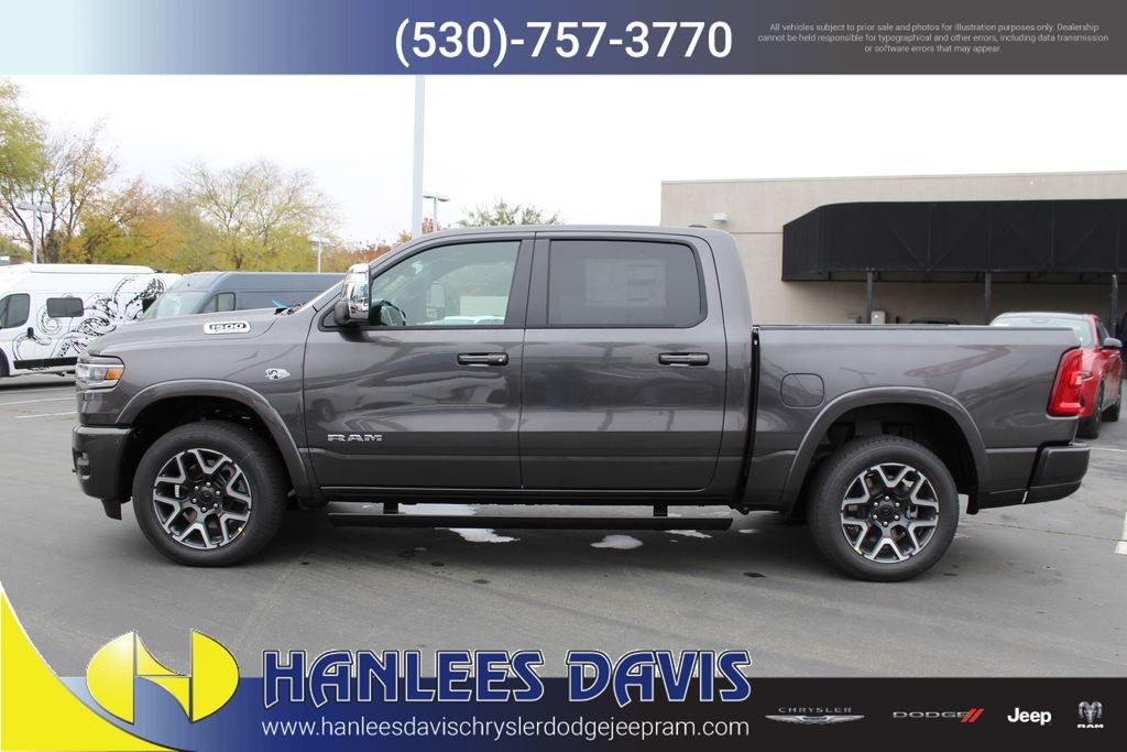 New 2026 Granite Crystal Metallic Clear-Coat Exterior Paint RAM Laramie image 2