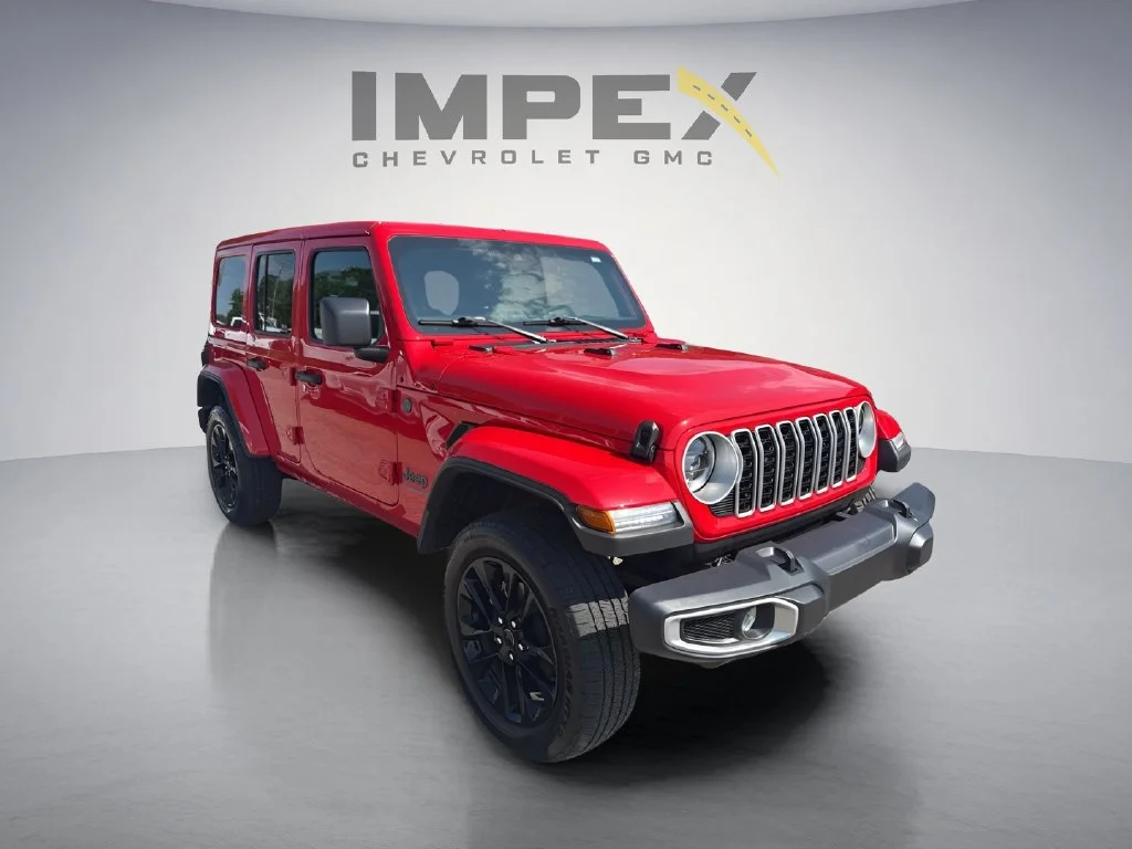 Used 2025 Red Jeep Sahara 4xe image 7