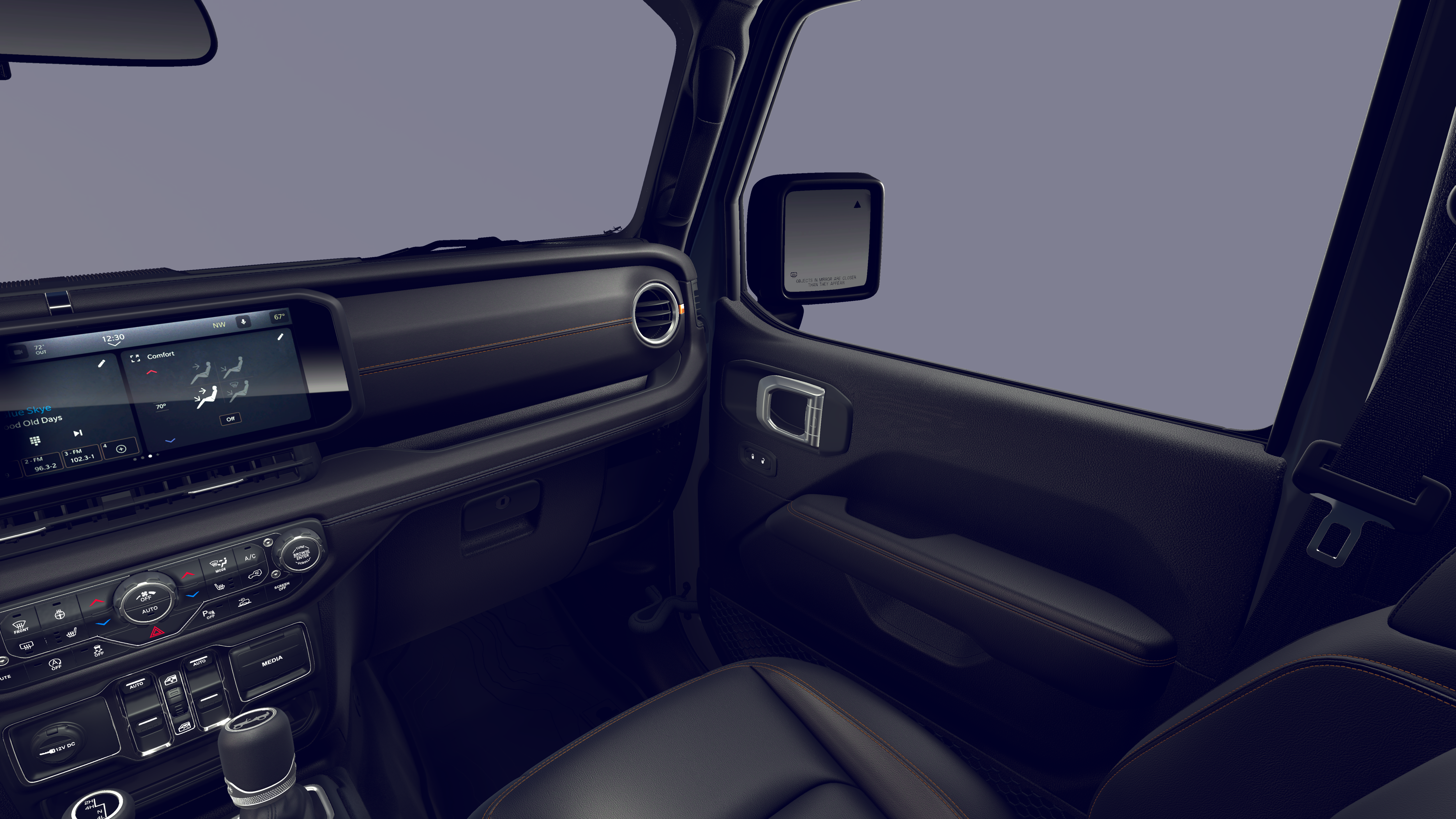New 2026 Bright White Clear-Coat Exterior Paint Jeep Sahara image 7