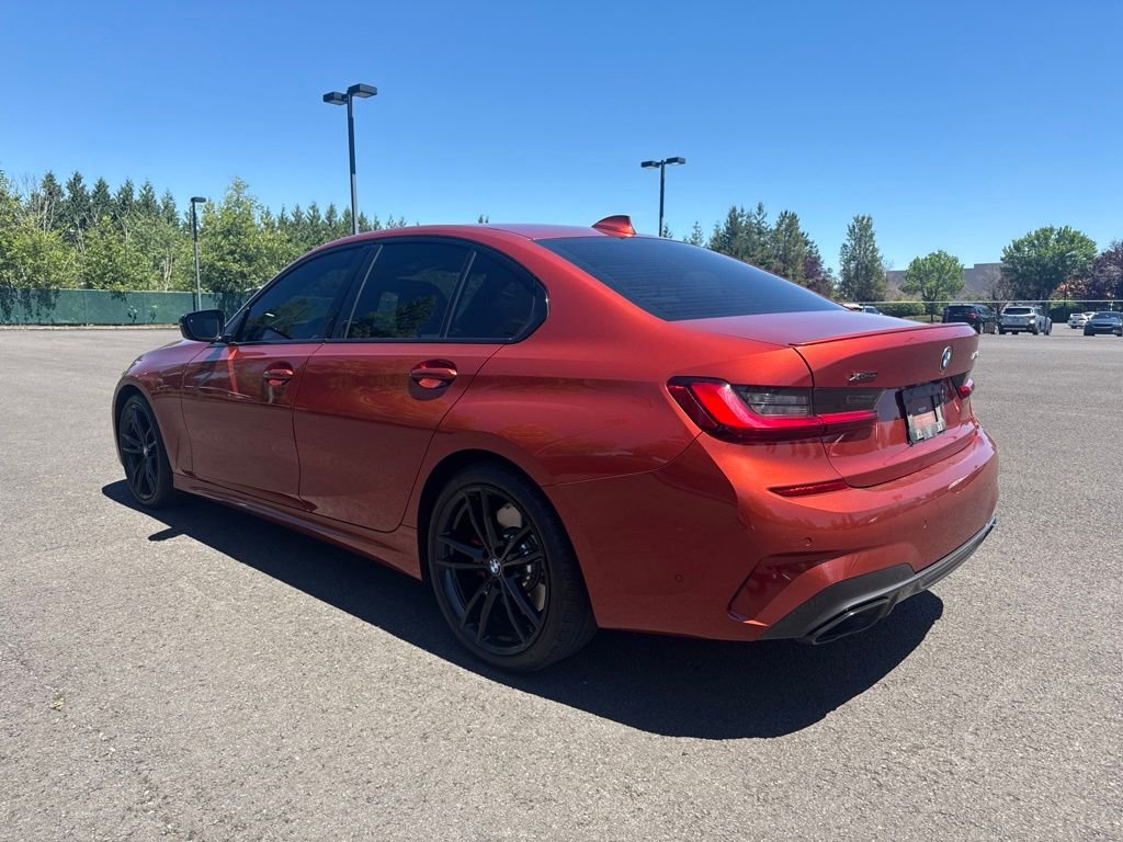 Used 2022 Sunset Orange Metallic BMW M340i xDrive image 4