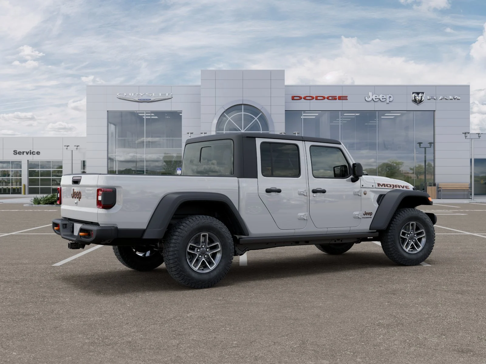 New 2026 Bright White Clear-Coat Exterior Paint Jeep Mojave image 37