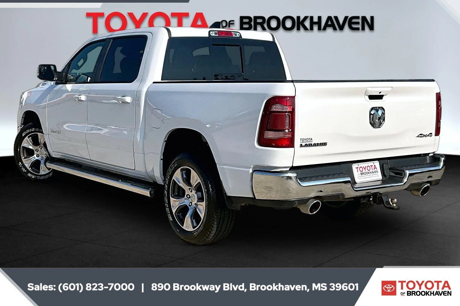 Used 2024 Ivory White Tri-Coat Pearlcoat Ram Laramie image 2