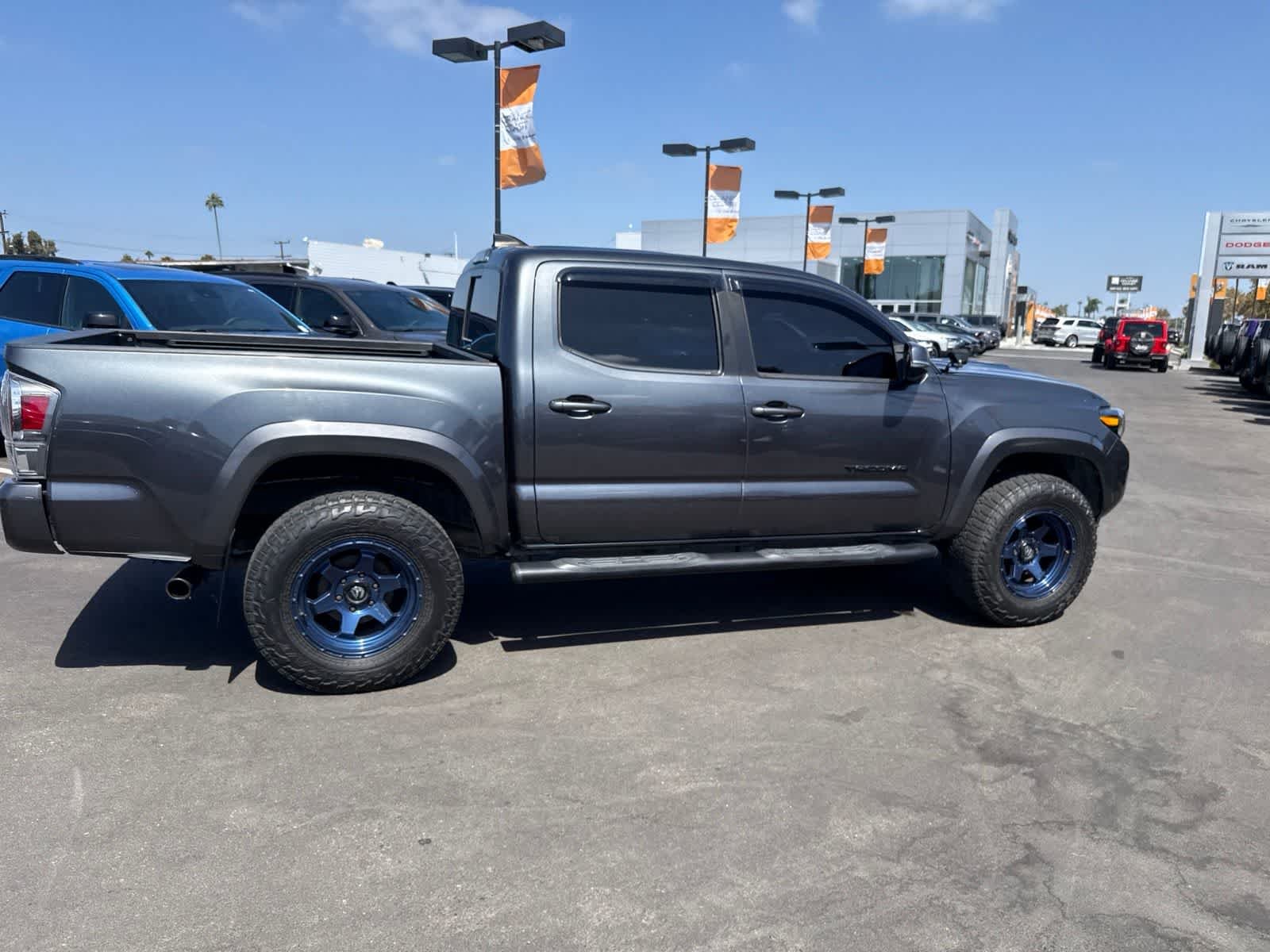 Used 2021 Magnetic Gray Metallic Toyota TRD Sport image 10