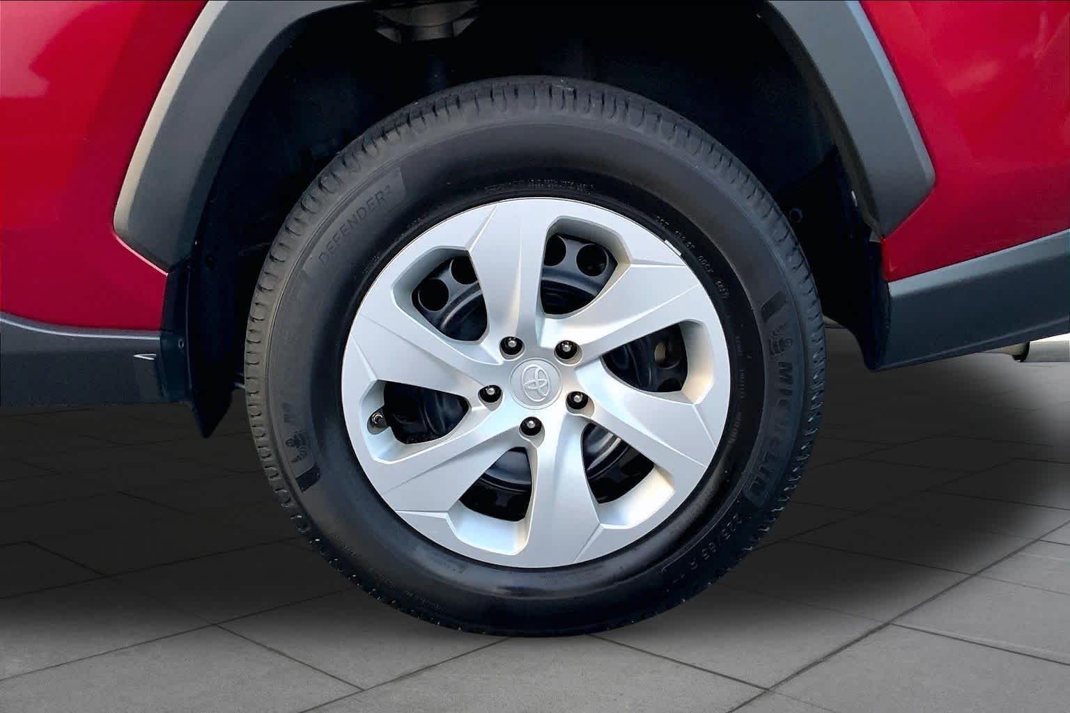 Used 2021 Ruby Flare Pearl Toyota LE image 10