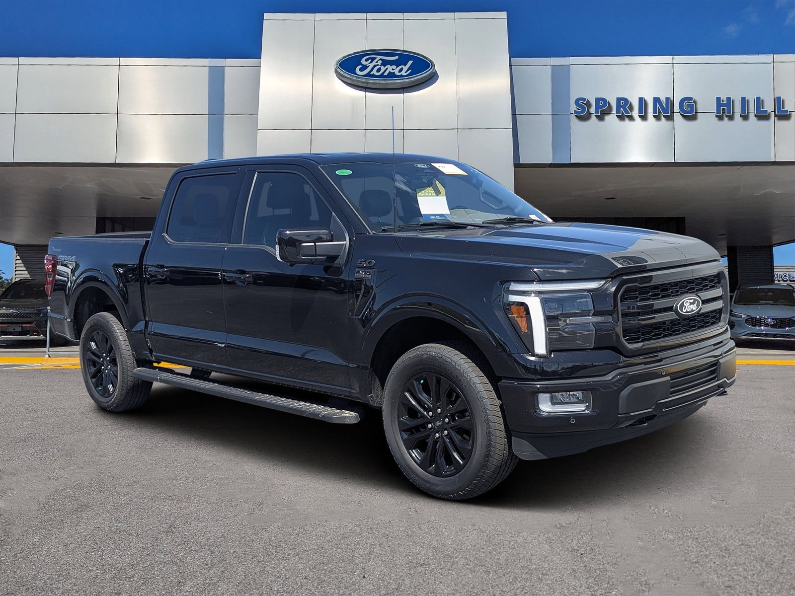Certified Used 2024 Black Metallic Ford Lariat image 1