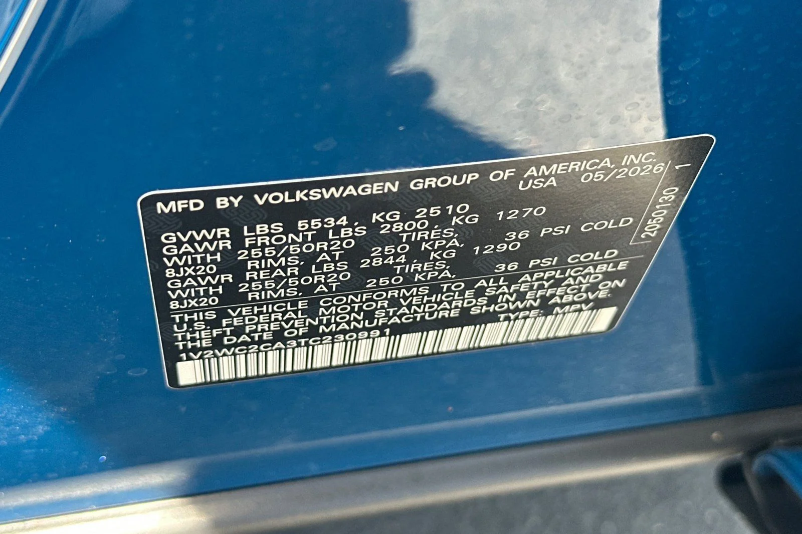 New 2026 Blue Volkswagen SE w/Technology image 23