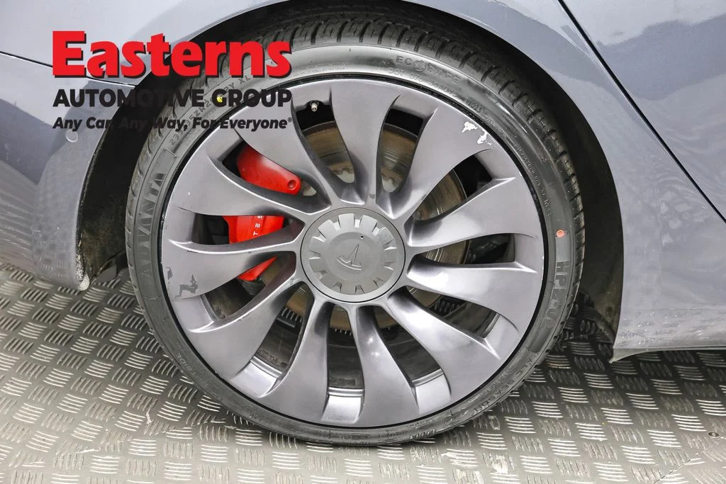 Used 2022 Gray Tesla Performance image 24