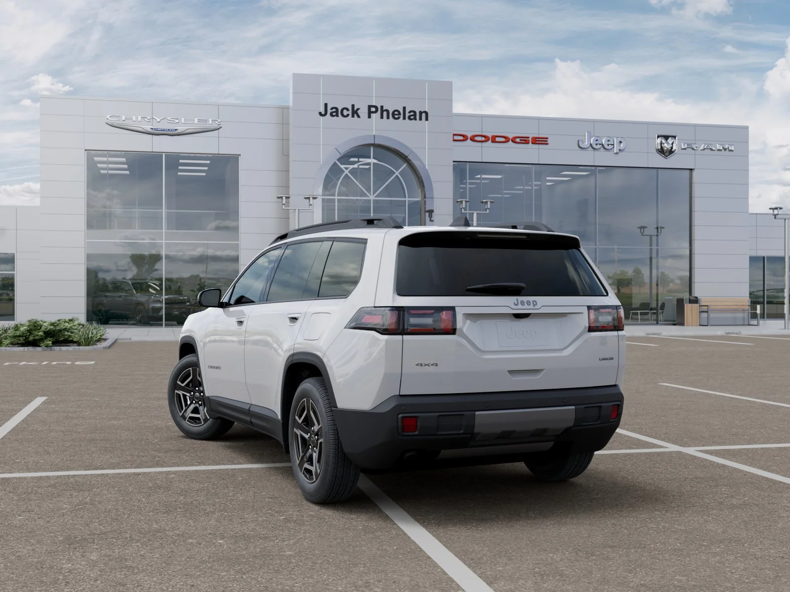 New 2026 Bright White Clearcoat Jeep Laredo image 3
