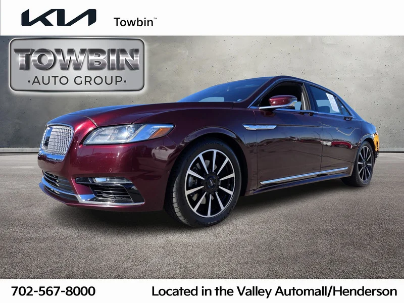Red 2020 Lincoln Continental Reserve FWD Sedan Front-Wheel Drive