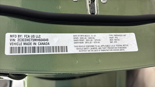 Used 2021 F8 Green Dodge R/T image 28