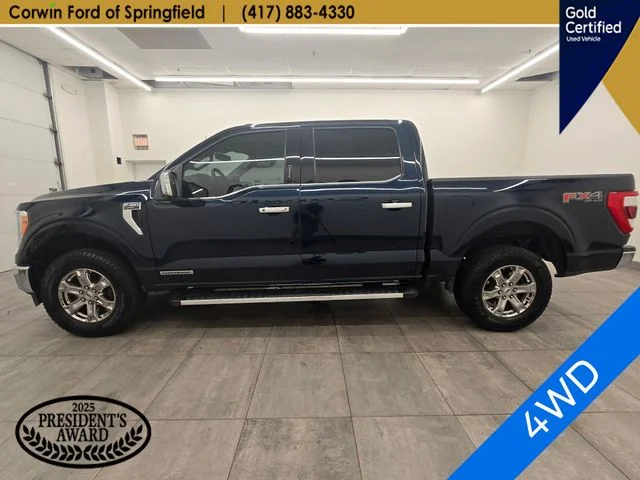Certified Used 2023 Antimatter Blue Metallic Ford Lariat image 2