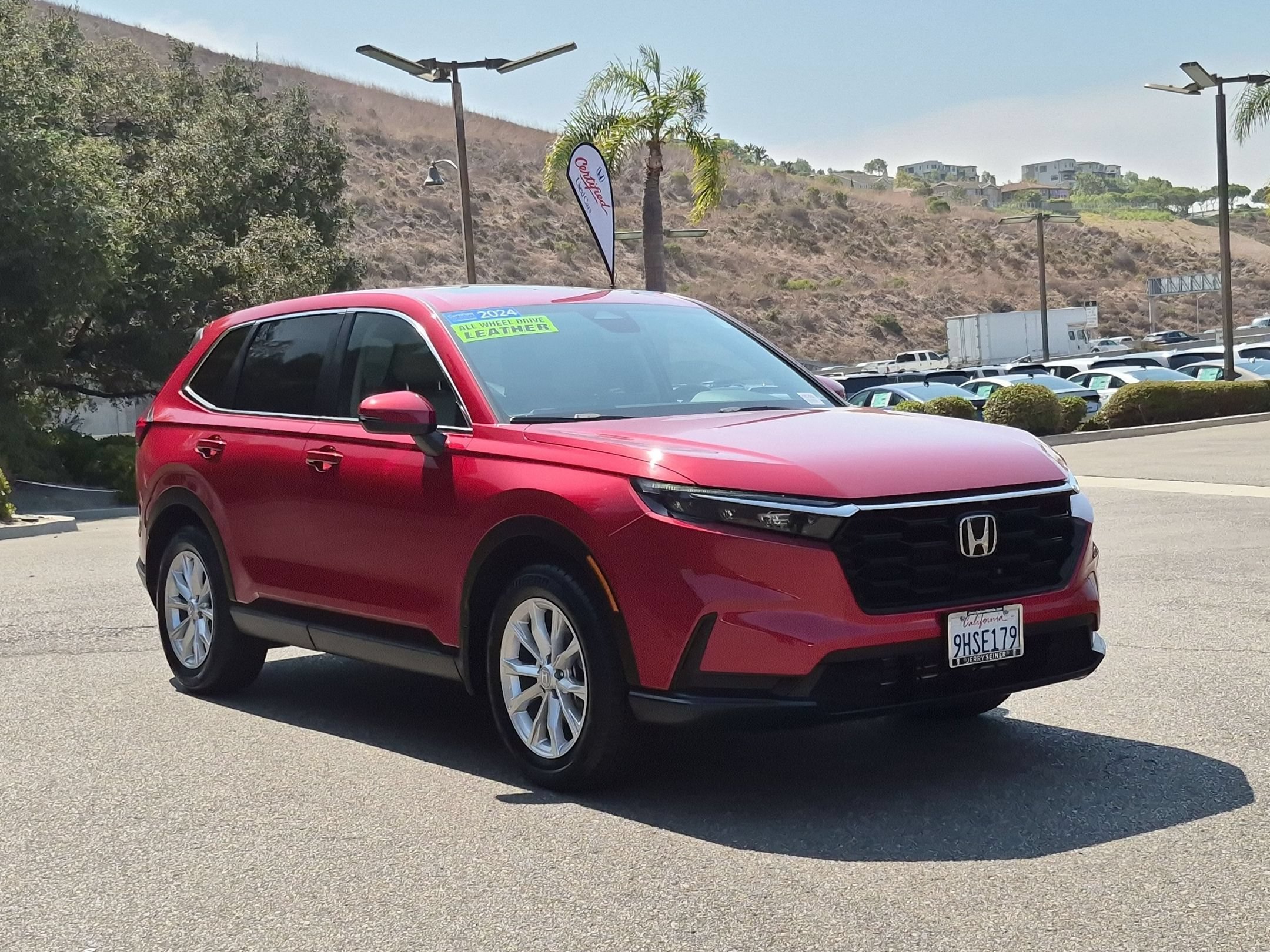 Certified Used 2024 Radiant Red Honda EX image 7