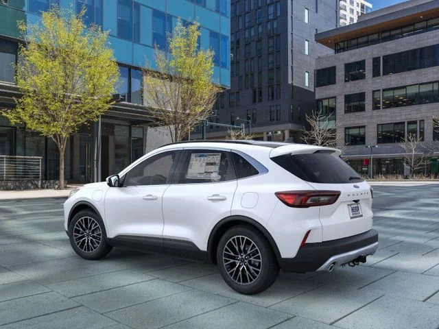 New 2025 Star White Metallic Tri-coat Ford Plug-in Hybrid image 4
