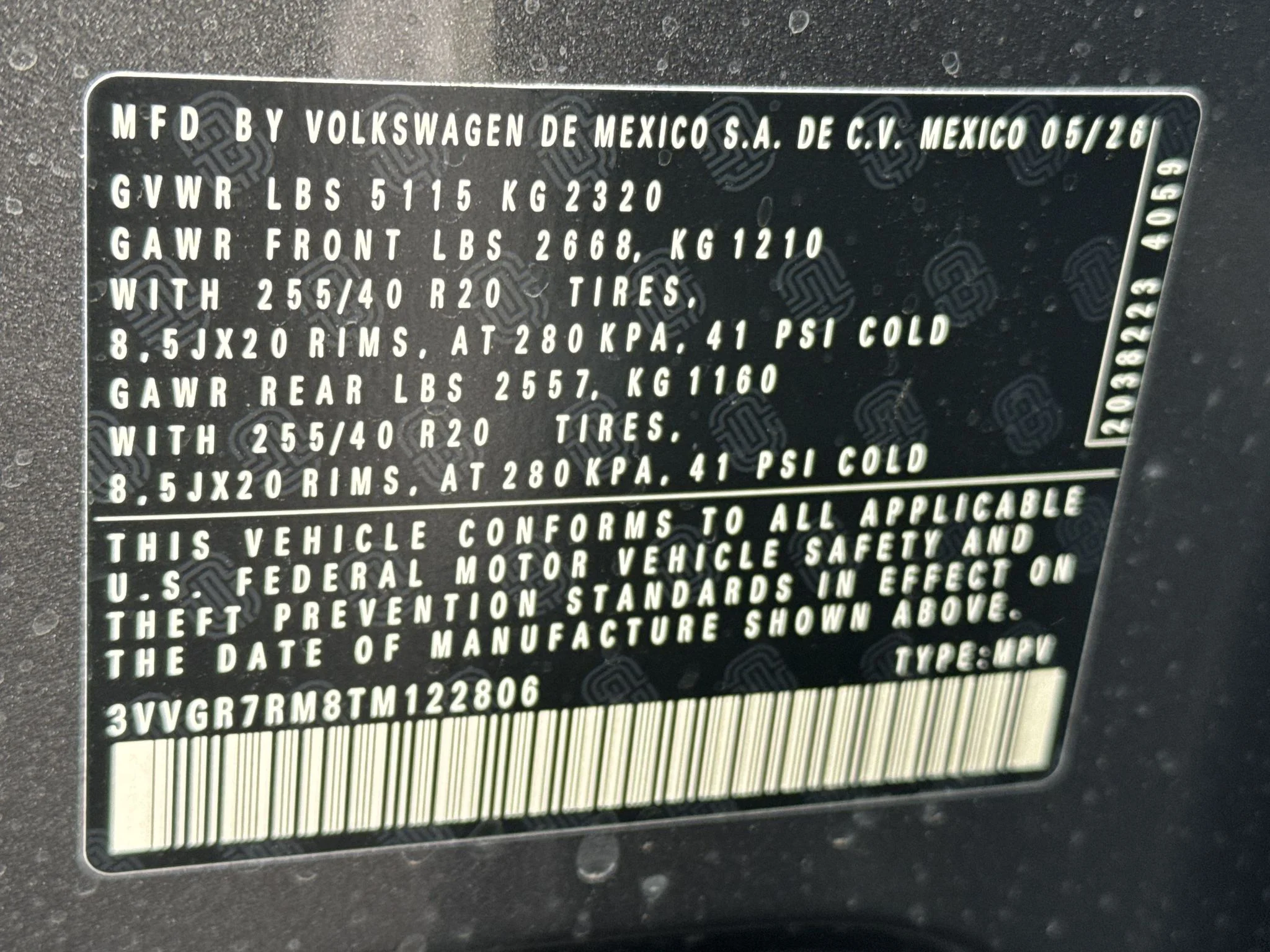New 2026 Platinum Gray Metallic Volkswagen SE R-Line Black image 35