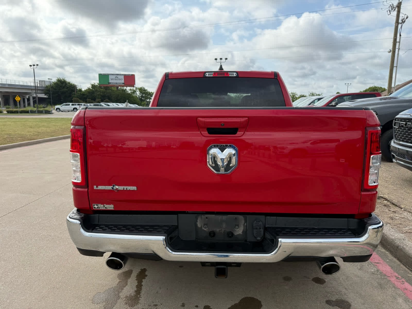 Used 2022 Flame Red Clearcoat Ram Lone Star image 6