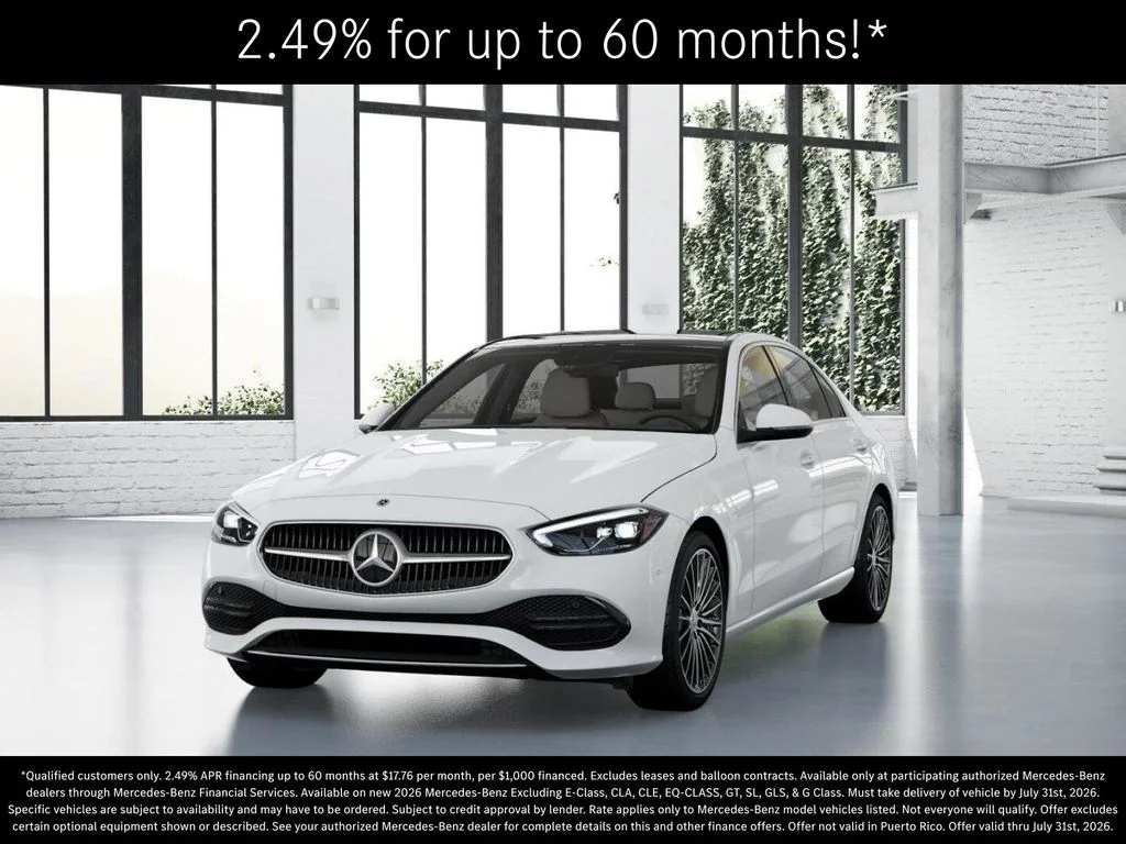New 2026 Polar White Mercedes-Benz C 300 image 41